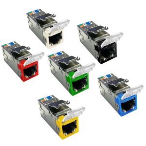 AMP-TWIST SLX Series Modular Jack, cat6, shielded , - Görsel 1