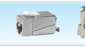 RJ45 FTP CAT 8 Aletsiz sonlandırılabilen 90° Keystone Jack - Görsel 1