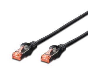 Patch Cord S/FTP Siyah PE 27 AWG - Görsel 1