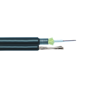 HCS Havai Tip Fig-8 SLT, Çelik Zırhlı, MM 50/125 OM2 Tek Kılıf Siyah Fiber Optik Kablo - Görsel 2