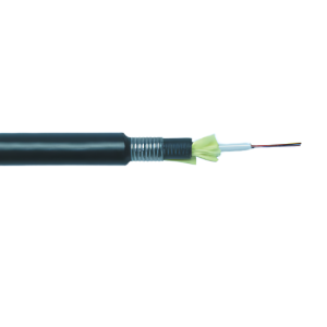 HCS Paslanmaz Çelik Zırhlı, SLT Siyah MM 50/125 OM2 (Çift kılıflı) LSZH Fiber Optik Kablo - Görsel 2