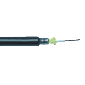 HCS Paslanmaz Çelik Zırhlı, SLT Siyah MM 50/125 OM4 LSZH (Tek kılıflı) Fiber Optik Kablo - Görsel 2
