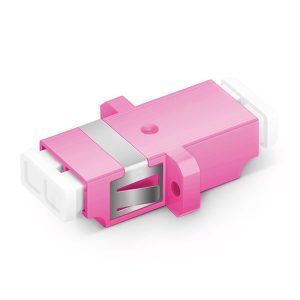 DataLight LC Duplex plastic Adapter,erica violet MM OM4 - Görsel 1