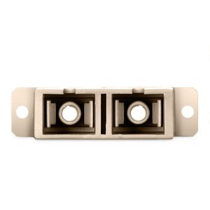 DataLight SC Dupleks Plastik Adaptör , Bej, MM OM1/OM2  - Görsel 2