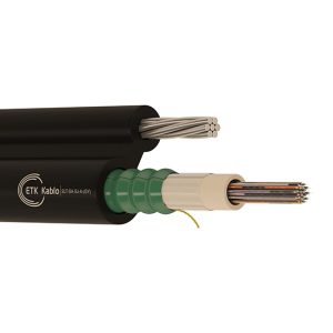 ETK Tek Tüplü Zırhlı Havai A(L) MM OM2 50/125 7x0.8 mm 2700 N Fiber Optik Kablo - Görsel 1