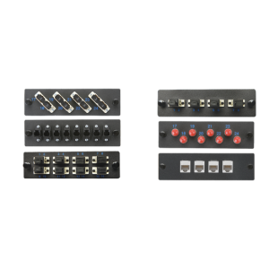 Datalight, ST Fiber Optik Patch Panel Modülü Siyah Simpleks, 24 Port Boş, 1U - Görsel 1