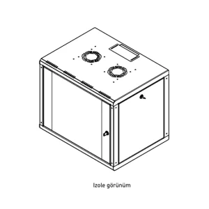Rack Kabinet Duvar Tipi Proline 600*450 - Görsel 2