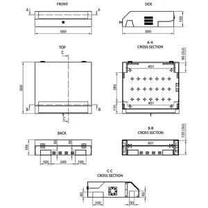 3U+2U SOHO Desk Duvar Tipi Kabinet - Görsel 4