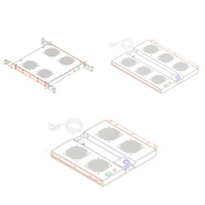 HAVALANDIRMA ÜNİTESİ: 4/2 FANLI, TERMOSTATLI, ON/OFF ANAHTARLI. - Görsel 2