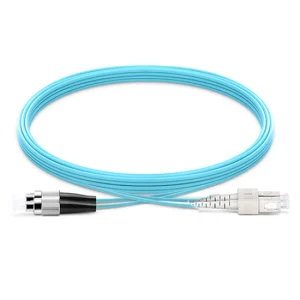 SC-FC Dupleks zip MM OM3 (50 / 125 mikron) patch cord - Görsel 1