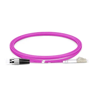 LC-FC MM 50/125 OM4 DX Tek Kılıflı Zırhsız P.Cord - Görsel 2
