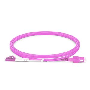SC-LC Dupleks zip MM OM4 (50 / 125 mikron) patch cord - Görsel 1
