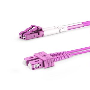 SC-LC Dupleks zip MM OM4 (50 / 125 mikron) patch cord - Görsel 5
