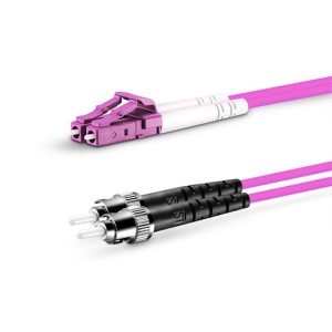 LC-ST MM 50/125 OM4 DX Tek Kılıflı Zırhsız P.Cord - Görsel 1