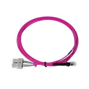 SC-MTRJ Dupleks zip MM OM4 (50 / 125 mikron) patch cord - Görsel 1