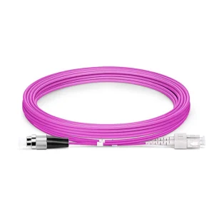 SC-FC MM 50/125 OM4 DX Tek Kılıflı Zırhsız P.Cord - Görsel 4