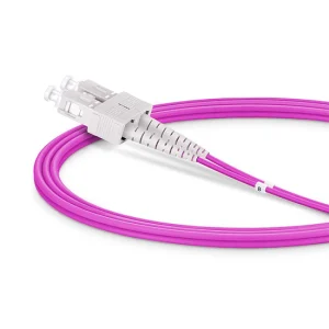 SC-FC MM 50/125 OM4 DX Tek Kılıflı Zırhsız P.Cord - Görsel 3