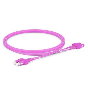 SC-SC MM 50/125 OM4 DX Tek Kılıflı Zırhsız P.Cord - Görsel 4
