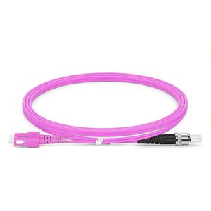 SC-ST MM 50/125 OM4 DX Tek Kılıflı Zırhsız P.Cord - Görsel 5
