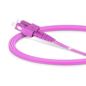 SC-ST MM 50/125 OM4 DX Tek Kılıflı Zırhsız P.Cord - Görsel 3