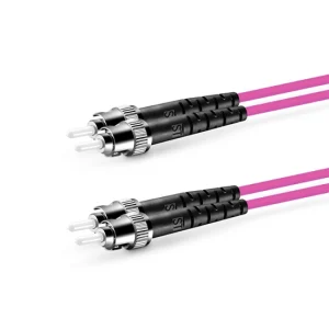 ST-ST MM 50/125 OM4 DX Tek Kılıflı Zırhsız P.Cord - Görsel 1