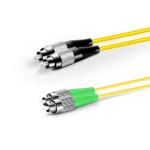 FC-FC/APC SM 9/125 DX Tek Kılıflı Zırhsız P.Cord - Görsel 4