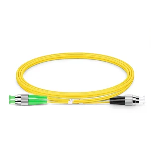 FC-FC/APC SM 9/125 DX Tek Kılıflı Zırhsız P.Cord - Görsel 1