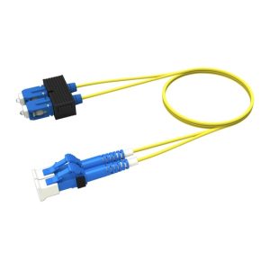 LC to SC Patch Cord, Duplex, 9/125, OS2 - Görsel 1
