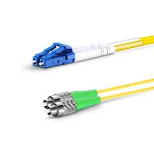 LC-FC/APC SM 9/125 DX Tek Kılıflı Zırhsız P.Cord - Görsel 1