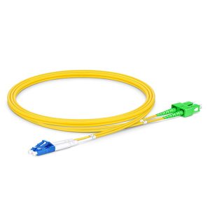 LC-SC/APC SM 9/125 DX Tek Kılıflı Zırhsız P.Cord - Görsel 4