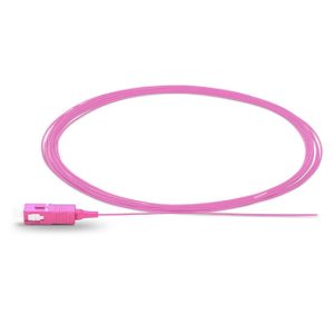 SC PIGTAIL  50/125 µm, OM4, 1m - Görsel 1