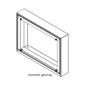 Baza 600X450mm H:200mm - Görsel 1