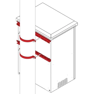 Harici Tip Kabinet, W=600 Tüm Boylar için Uyumlu Direk Bağlantı Aparatı - Görsel 2