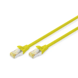 Patch Cord S/FTP Cat6A Sarı LSZH 26 AWG - Görsel 1