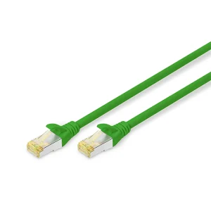 Patch Cord S/FTP Cat6A Yeşil LSZH 26 AWG - Görsel 1