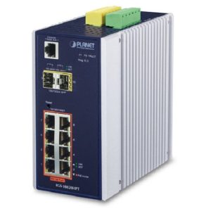 Endüstriyel Tip Yönetilebilir Ethernet Switch 8-Port 10/100/1000Base-TX 802.3at/af PoE+ Injector 270 watt - Görsel 2