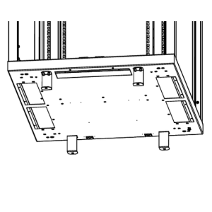 600 MM. KABİN ZEMİN SABİTLEME KİTİ (Cloudmax için) - Görsel 1