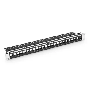 CAT6 UTP İÇİN 24 PORT BOŞ PANEL - Görsel 1