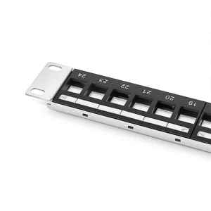 CAT6 UTP İÇİN 24 PORT BOŞ PANEL - Görsel 3