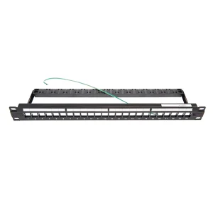 24 Port DDM Patch Panel, SL, UTP/STP, 1U, Unloaded - Görsel 1