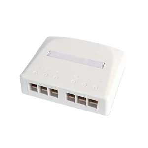 Surface Mount Module, 6 port, alpine white - Görsel 1