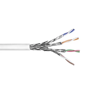 Cat7 S/FTP  LSOH Cable, white,4 pair count, (500 m) - Görsel 1