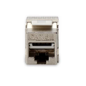 CAT-5e Keystone Jack, Zırhlı (Shielded), RJ45, Gri Renk, LSA - Görsel 3