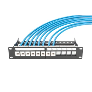 CAT 6 Keystone Jack, unshielded RJ45 to LSA, tool free connection, incl. cable - Görsel 2