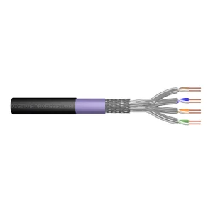 Cat7 (Cat. 7) S/FTP PIMFData Kablosu 1200 MHz 1000m Rulo Outdoor PE - Görsel 1