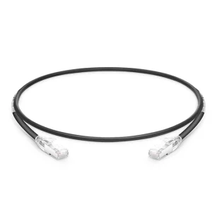 Patch Cord S/FTP Cat6A Siyah LSZH - Görsel 1