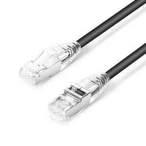 Patch Cord S/FTP Cat6A Siyah LSZH - Görsel 2