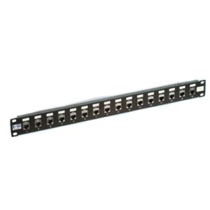 24 port Keystone Jack FTP Boş 19"  Panel - Görsel 1