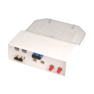 SC Simplex fiber optik adaptör modülü, 1 port. - Görsel 1