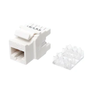 UTP Keystone Jack CAT 5e , LSA+ T568 A/B, 180 derece - Görsel 1